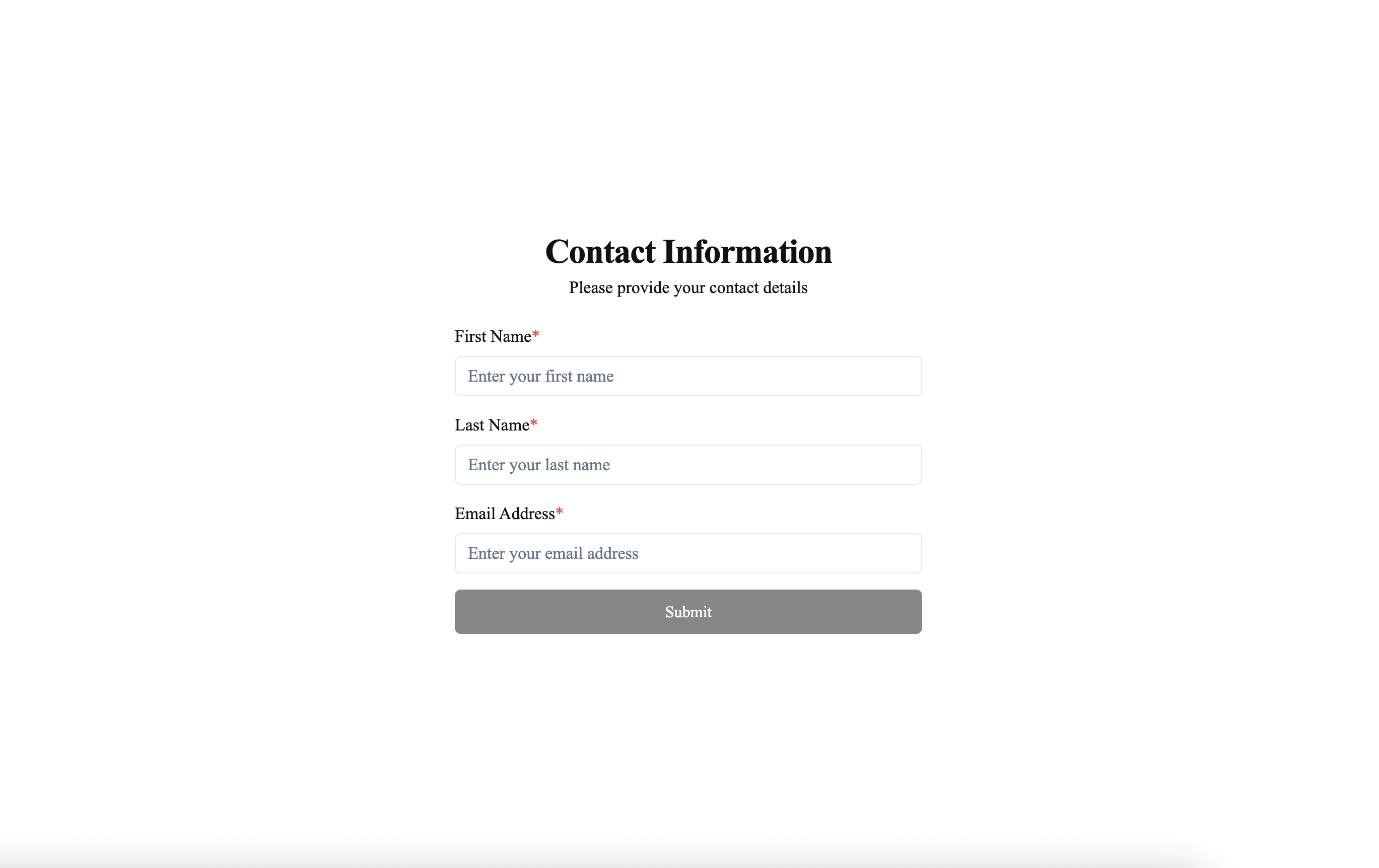 Email list building and lead generation forms integrated with link-in-bio page for capturing visitor information