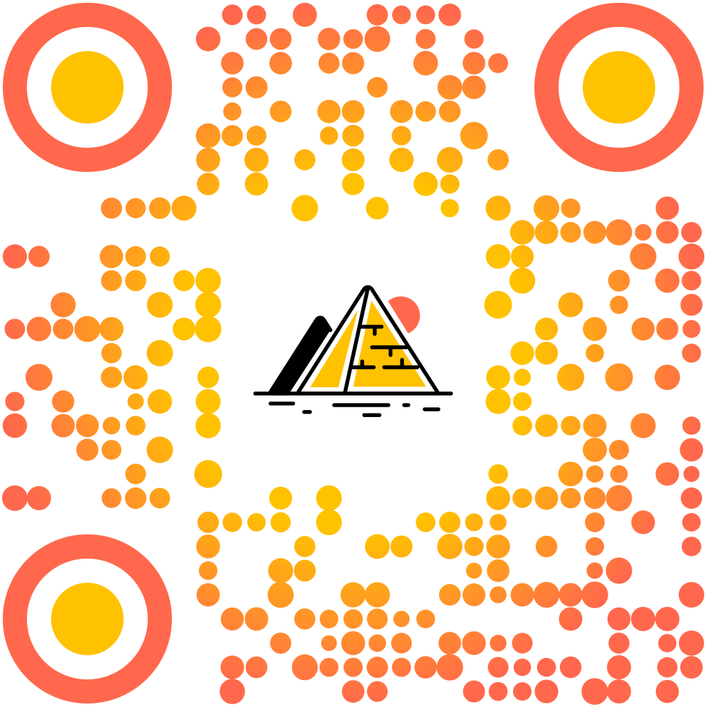 Egyptian Pyramid QR Code