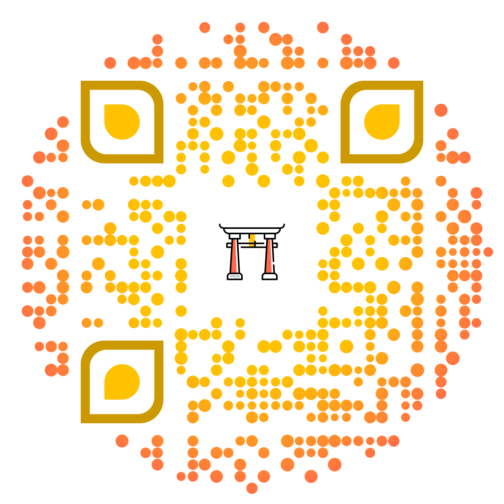 Japanese Shinto Shrine QR Code