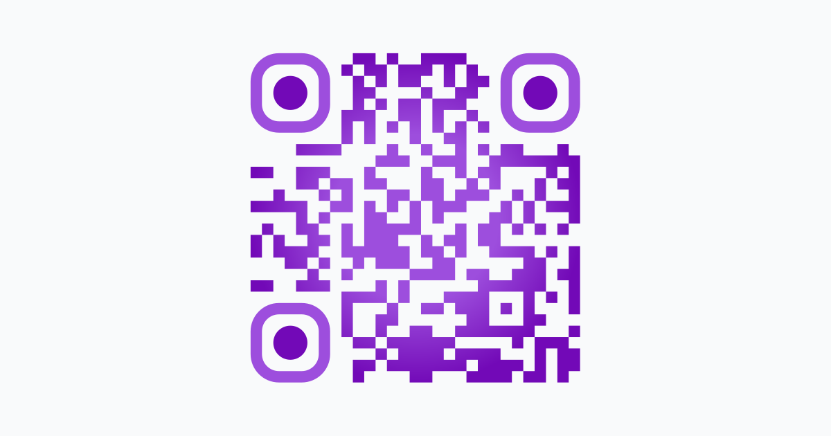 Qrp Color Code Royal Purple Gradient QR Code